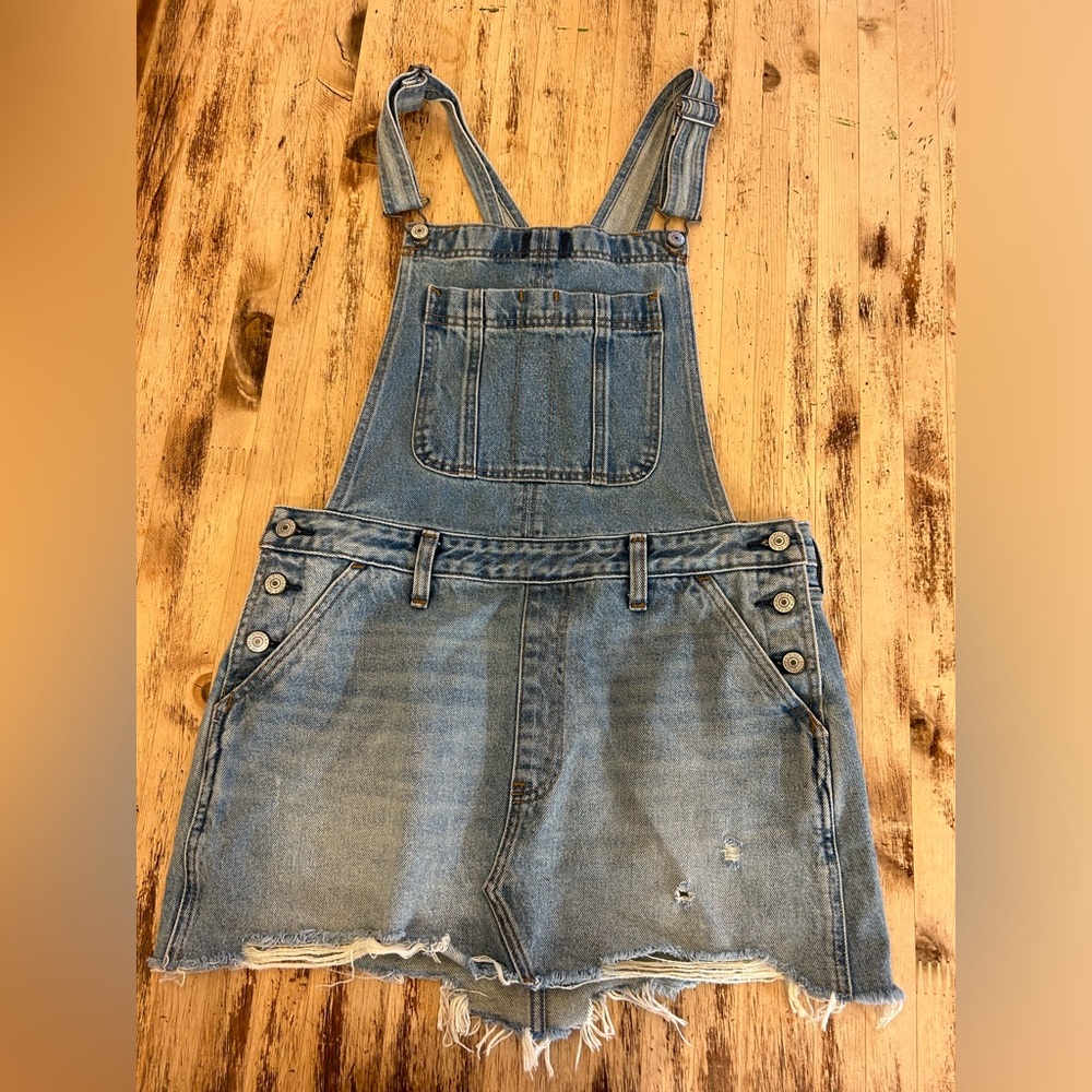 Abercrombie denim overalls